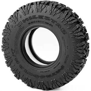 Z-T0226 [2개입] Milestar Patagonia M/T 1.7&quot; Scale Tires (크기 98 x 30.9mm)