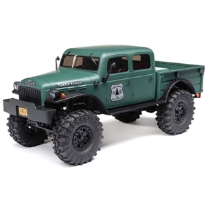 AXI00007T2 AXIAL 1/24 SCX24 Jeep JT Gladiator 4WD Rock Crawler Brushed RTR, Green