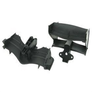 3Racing Front and Rear Wing Set - High Downforce for Tamiya F103RM - Black