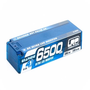 432282DS LRP HV Ultra LCG Modified GRAPHENE-4.1 6500mAh Hardcase - 7.6V LiPo - 120C/60C