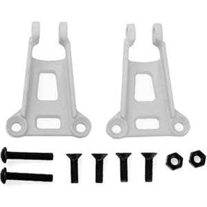 VVV-C1393  Front Shock Mounts for Trail Finder 2 Chassis (Silver