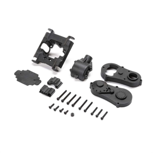 LOS212037 Center Gear Box Housing Set with Covers: Mini LMT