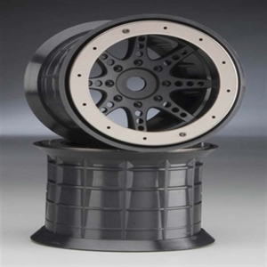 AXI8042 Axial 8-Spoke Oversize Beadlock Wheel Black (한대분)
