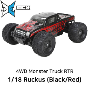 [러커스1/18 전동몬스터]RUCKUS 1/18 Scale 4WD Monster Truck(Black)