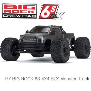 1/7 BIG ROCK 6S 4X4 BLX Monster Truck RTR, Gunmetal
