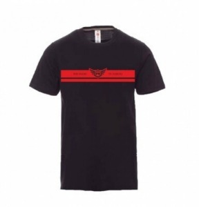 T-SHIRT REDS &quot;5th COLLECTION&quot; BLACK/RED (#APRL0021)
