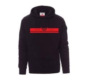SWEATSHIRT REDS BLACK/RED &quot;5th COLLECTION&quot; X-Large (#APRL0020XL)