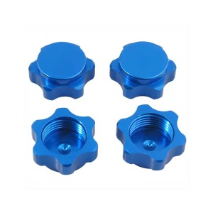 (948627) 17mm 휠 너트 (블루) 17mm Aluminum Wheel Nuts 4pcs BLUE