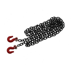 948649 1:10 Scale Accessories Safety Chains Trailer Hooks for Rock Crawler (스케일 악세서리) 블랙 견인 체인 트라이얼 악세서리