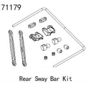 YK71179 Rear Sway Bar Kit