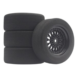 948660 1/10 투어링 스펀지 휠타이어 (블랙) 68mm (오프셋 +3mm) 한대분 (4개) 미본딩  Form Tire &amp; Wheel