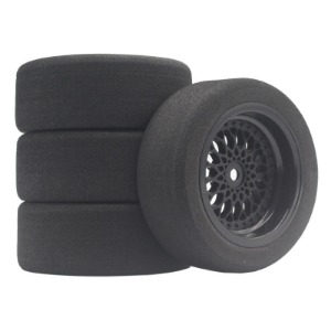 948661 1/10 투어링 스펀지 휠타이어 (블랙) 68mm (오프셋 +6mm) 한대분 (4개) 미본딩  Form Tire &amp; Wheel