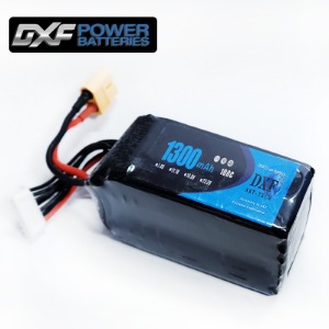 [행사]DXF 배터리 소프트 리튬22.2v 1300mah 100c(6S) DXF 한국총판 RC9 정품dxf01 (XT60)