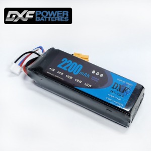 [행사]DXF 배터리 소프트 리튬11.1v 2200mah 100c(3S) DXF 한국총판 RC9 정품dxf01 (XT60)
