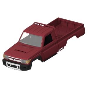 (82A-S.RD) Pickup truck shell assembly (RED)