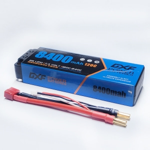 [행사]DXF 배터리 Li-po  7.4v 8400mah 120c(2S) 5.0mm Bullet Hard Case DXF 한국총판 RC9 정품dxf02