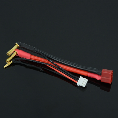 L자 리포 배터리 발란서 컨넥터 (딘스컨텍터/세들,쇼트 리포베터리 용)  deans lipo charger 12AWG leads 4.0mm