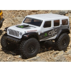 AXI00002T1 AXIAL 1/24 SCX24 2019 Jeep Wrangler JLU CRC Rock Crawler 4WD RTR, White