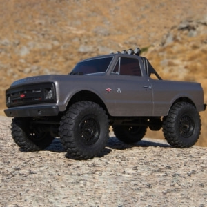 AXI00001T2 AXIAL 1/24 SCX24 1967 Chevrolet C10 4WD Truck Brushed RTR, Silver
