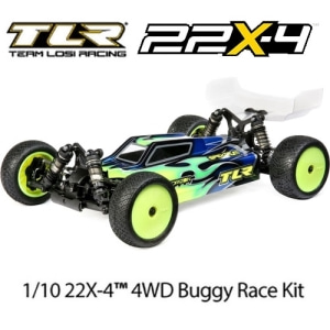 TLR03020 [최신형 4륜 하이엔드급 버기]TLR 22X-4 1/10 4WD Buggy Race Kit
