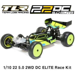 TLR03022 최신형 프로급 버기 1/10 22 5.0 2WD DC ELITE Race Kit, Dirt/Clay