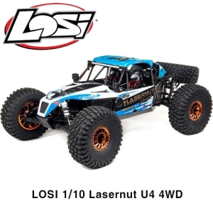 충전기+배터리 무료증정 이벤트)LOS03028T1  LOSI 1/10 Lasernut U4 4WD Brushless RTR with Smart ESC