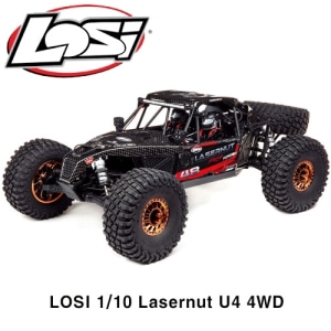 충전기+배터리 무료증정 이벤트)LOS03028T2 LOSI 1/10 Lasernut U4 4WD Brushless RTR with Smart ESC