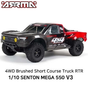 ARA4203V3T1 ARRMA 1/10 SENTON 4X4 V3 MEGA 550 Brushed Short Course Truck RTR