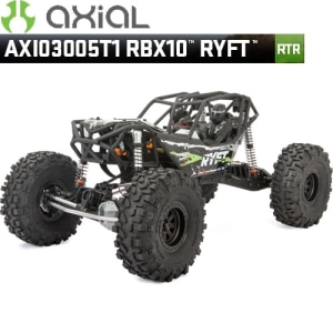 AXI03005T2  AXIAL 1/10 RBX10 Ryft 4WD Brushless Rock Bouncer RTR, Black