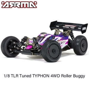 ARA8306 1:8 TLR Tuned TYPHON 4WD Roller Buggy, Pink/Purple