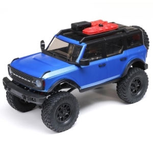 AXI00006T3 AXIAL 1/24 SCX24 2021 Ford Bronco 4WD Truck Brushed RTR, Blue