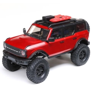 AXI00006T1 AXIAL 1/24 SCX24 2021 Ford Bronco 4WD Truck Brushed RTR, Red