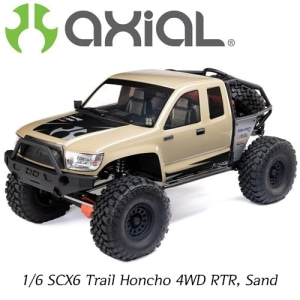 AXI05001T2 [역대급 초대형 라클차량] 1/6 SCX6 Trail Honcho 4WD RTR, Sand