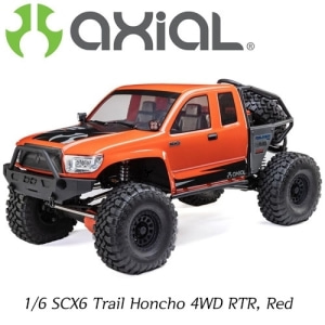AXI05001T1 [역대급 초대형 라클차량] 1/6 SCX6 Trail Honcho 4WD RTR, Red