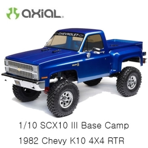 AXI03030T1 (최신형 베이스캠프 RTR) 1/10 SCX10 III BC 82 Chevy K10 RTR GL