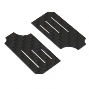 MTRSP002 XTREME 0.5MM BODY WING CARBON SIDE PLATES AERO 2 PCS FOR 1/10 EP