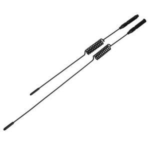 DTSM09051B RC Model Deorative Metal Antenna (without Flag) 1pc Black Color 260mm