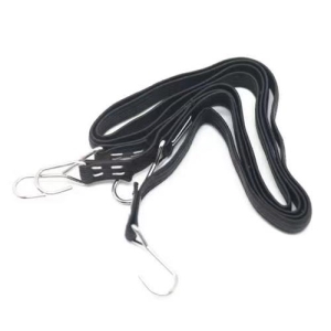 DTEL06023C 1:10 1:8 Scale RC Car Tow Rope with Hook 2pcs/Bag Black