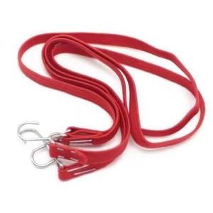 DTEL06023A 1:10 1:8 Scale RC Car Tow Rope with Hook 2pcs/Bag Red