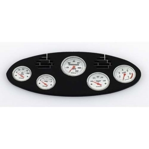 Z-S0932 1/10 Black Instrument Panel with Instrument Decal Sheet (Style C)