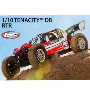LOS03014T1 1/10 TENACITY-DB 4WD Desert Buggy RTR with AVC, Red/Grey&amp;nbsp;&amp;nbsp;