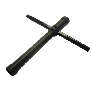 15002 Cross Wrench (8mm /10mm Socket + 5mm Hex)