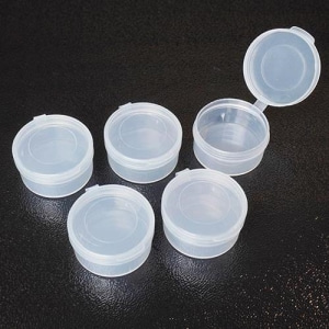 KOS14012 Clear Round Container (w/lid, ID 29mm, H15mm) (5pcs)