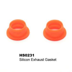 SILICON EXHAUST GASKET 2PCS