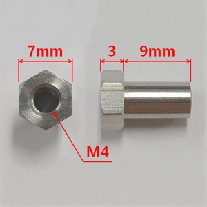 TRX4010/12/N-OC 4개] Stainless Steel Hex Socket Screw for TRX4010/12MM - M4 x 9mm Barrel Nut