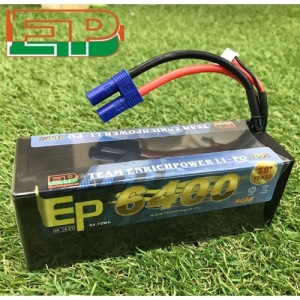 6400-4S-100C-EC5  [한정수량 특가버전 4셀 리포배터리]EP 6400mah 14.8V 100C~180C HD CASE LIPO EC5