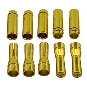 DTP02013-5-PAIR 5.5mm Bullet Plug One Pair 5 pair/bag (10pcs)
