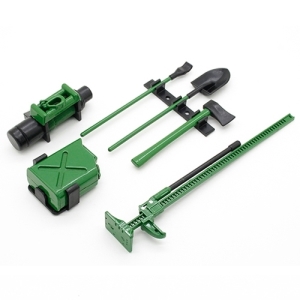 606000005  High Quality 1/10 Scale Defender Accessory Set with Dummy Winch - Green
