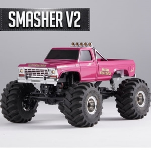 FMS12402RTRRDV2 FMS 1:24 FCX24 Smasher V2 Monster Truck RTR Red ** 고속저속 변경가능한 소형차량