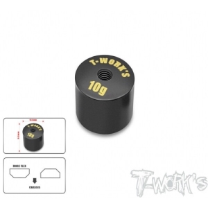 TA-067-M Anodized Precision Balancing Brass Weights 10g Ver.2 (13.5x9.5mm)